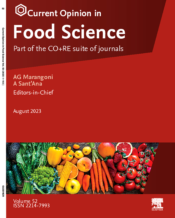 Go to journal home page - Current Opinion in Food Science